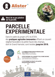 Panneau parcelle expérimentale